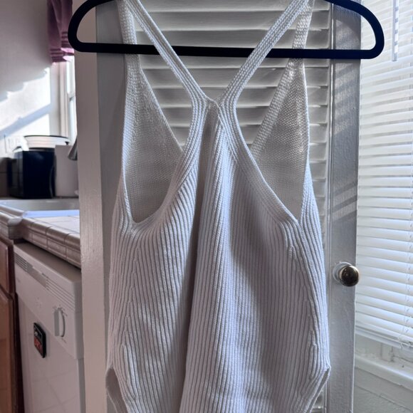 Helmut Lang Knitted Racerback Tank (XS) - Picture 3 of 4